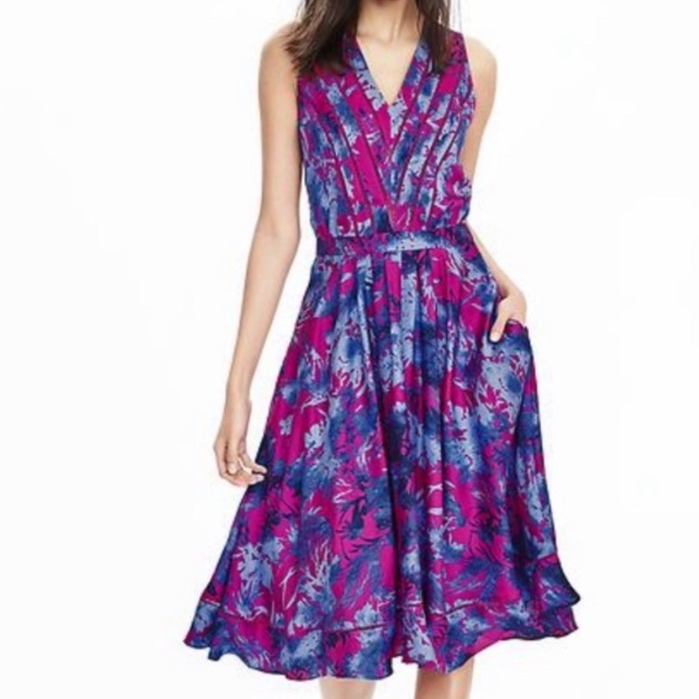 Banana republic printed dress